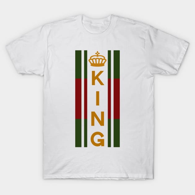 King Gold Crown T-Shirt by designgoodstore_2